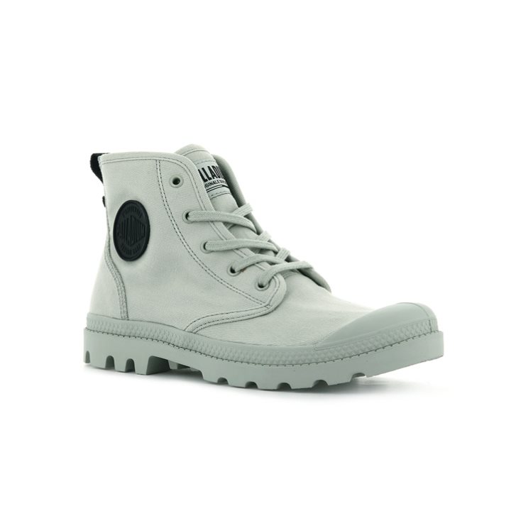 Bottes Palladium Pampa Hi Twill Femme Menthe | FR JYX261S